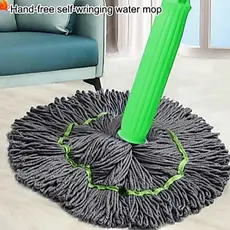 Esfregão Mop Desidratação 2 Em 1 - Esfregão Giratório Automático Para Limpeza De Piso