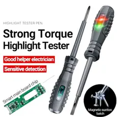 Chave de Fenda com Indicadoras de Lâmpadas Néon para Testadora de Bolso Eletricista