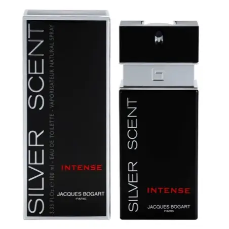Perfume Masculino Jacques Bogart Silver Scent Intense Eau de Toilette EDT Original 100ml