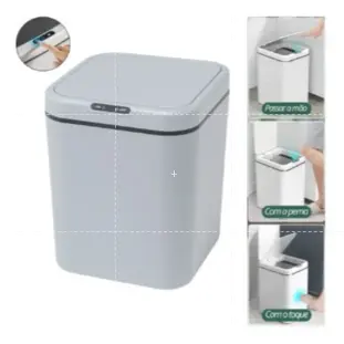 Lixeira Automática  Sensor Inteligente Premium  A Pilha 12/17/20 Litros