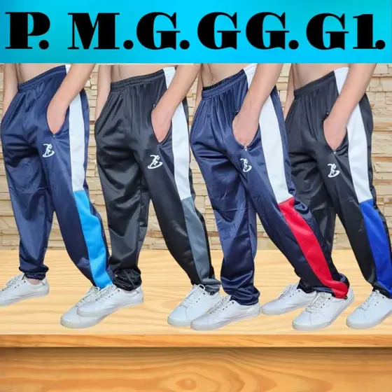 Kit 2 Calça Esportiva Masculina De Academia Jogger Chimpa Sport Moleton Forro Termico Plus Size Com Ziper Bolso Traseiro