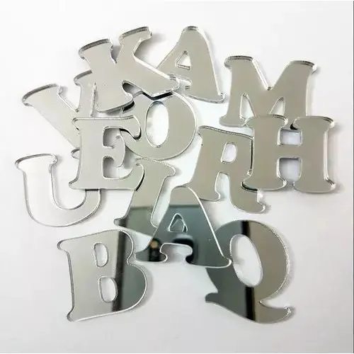 Kit 10 Letras Iniciais ou números Acrílico Iguais ou Variadas