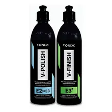 Kit Polimento Automotivo V-polish V-finish 500ml - Vonixx