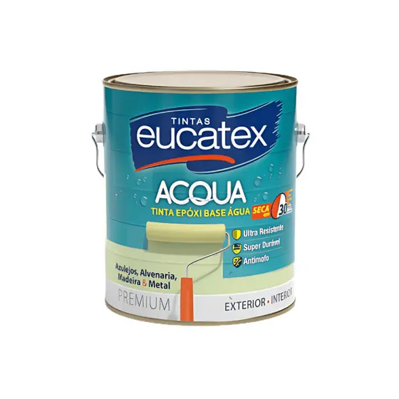 Tinta Epoxi Base Água Branco 3,6l Eucatex
