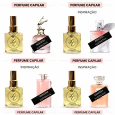 Perfume Capilar Spray Inspiração Premium Proteção Térmica Cabelos Cheirosos