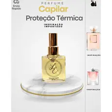 Perfume Capilar Feminino Spray Anti Frizz com Proteção Térmica Inspiração Premium