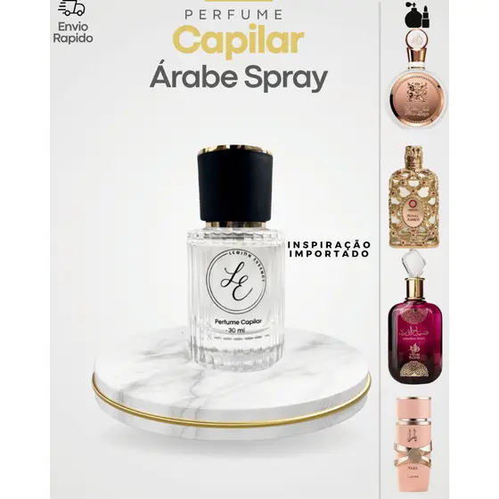 Perfume Capilar Árabe Spray Inspiração Premium Body Splash Cabelo Cheiroso