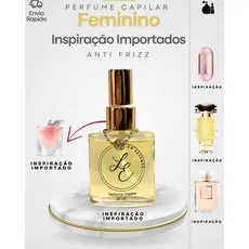 Perfume para Cabelos Feminino Importado Inspiração Idôle 30ml Brilho e Controle de Frizz