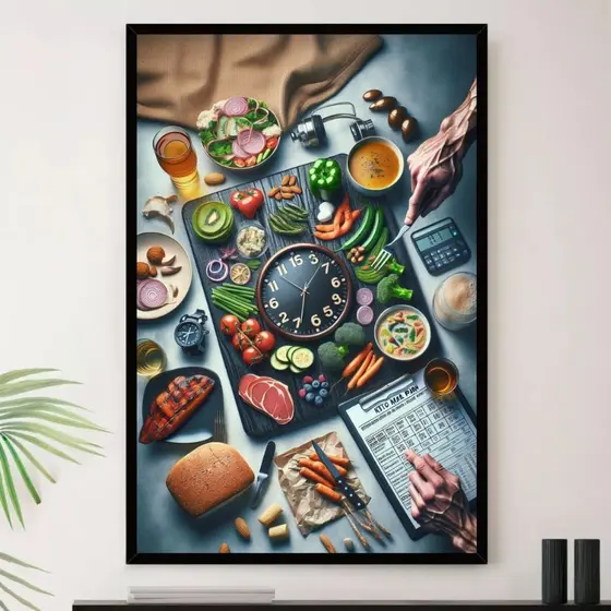 Quadro Nutrição Dieta Foco Consultorio Decorativo