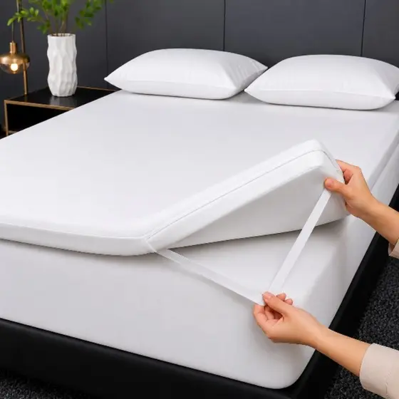 Pillow top espuma D20 cama solteiro, casal , Queen, king ,viúva e Berço box micropercal 400 fios antialérgico lavável.