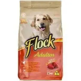 Ração Flock Cães Adultos Carne - 15kg