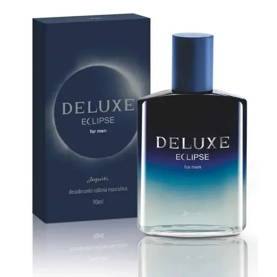 Perfume Masculino Jequiti Deluxe Eclipse for Men 90ml – Fragrância Amadeirada Intensa, Elegante e Marcante