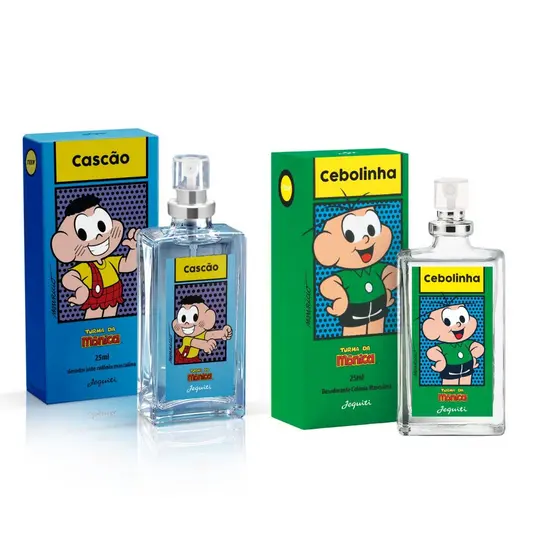 Kit Cascão + Cebolinha Jequiti 25ml | Turma Da Mônica