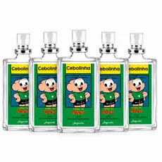 Kit 5x Perfume Cebolinha Jequiti 25ml | Fragrância Refrescante Infantil/Juvenil | Ideal para Dia a Dia 💚