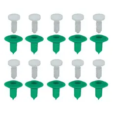 Kit 20 Presilhas Grampo Polaina Moldura Paralama Forro Original Fiat 51783388 51831802 Strada Palio