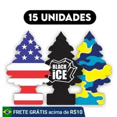 Kit 15 Cheirinho Aromatizante Cheiro Carro Novo Cheiroso Luxo Longa Duração
