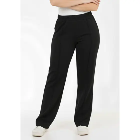 Calça De Moletom Feminina Flanelada Pantalona Bolso Inverno Dona Onda