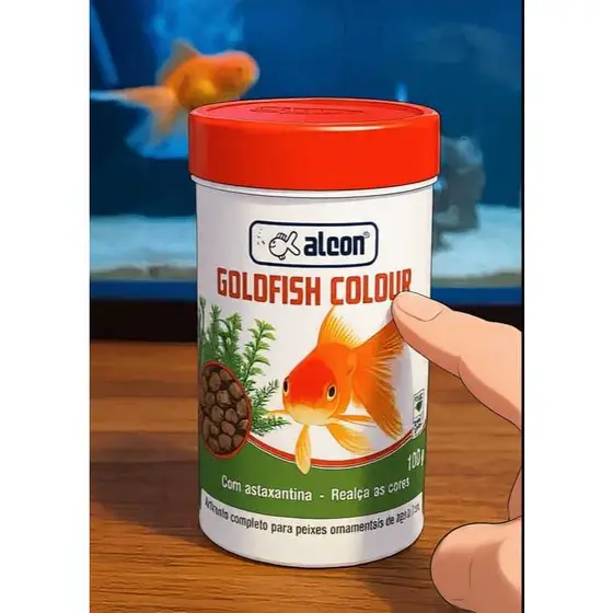 Ração Para Peixes Alcon Goldfish Colour 40g