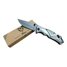 CANIVETE DE BOLSO PROFISSIONAL EM AÇO INOX PESCA CAMPO CAÇA TAUE L115V