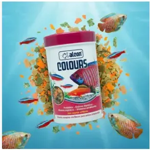 RAÇÃO PARA PEIXES ALCON COLOURS FLOCOS 50g