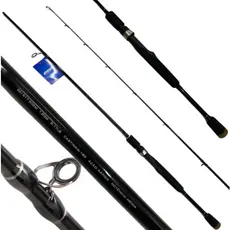 VARA PARA PESCA MOLINET POP FISHING SKIMMER CARBONO 2 PARTES 1.68 (10-20LB) E 1.83M (8-17LB)