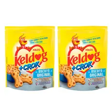 Kelco KIT Keldog + Crok Biscoito Original 400g - 2 Unidades