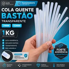 Cola Quente Transparente Bastão Com 1 Kg - AERO