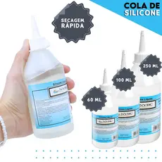 Cola de Silicone Líquida Transparente 100ML/250ML - Aero