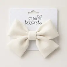 Laço de cabelo em linho premium | Infantil e adulto | Laço para bebe | bico de pato antiderrapante