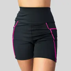 Short Fitness Feminino Academia Bolso Lateral Cintura Alta Confortável