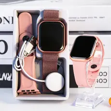 Relógio Inteligente mini 38mm 1.69 " HD , Masculino 45mm Chamada De Saúde Bluetooth , Calculadora Digital Smartwatch