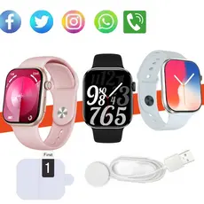 kit Relógio Inteligente AMOLCD 2.0 " HD Masculino Bluetooth Chamada De Saúde , Digital Feminino Smartwatch Calculadora P