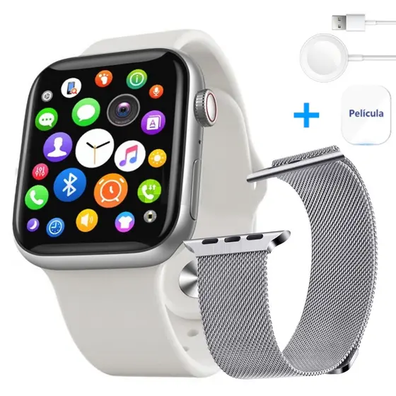 2026 Smart Watch S10 Pro Bluetooth Caller ID, com monitoramento de frequência cardíaca e calculadora - enviado de São Pa