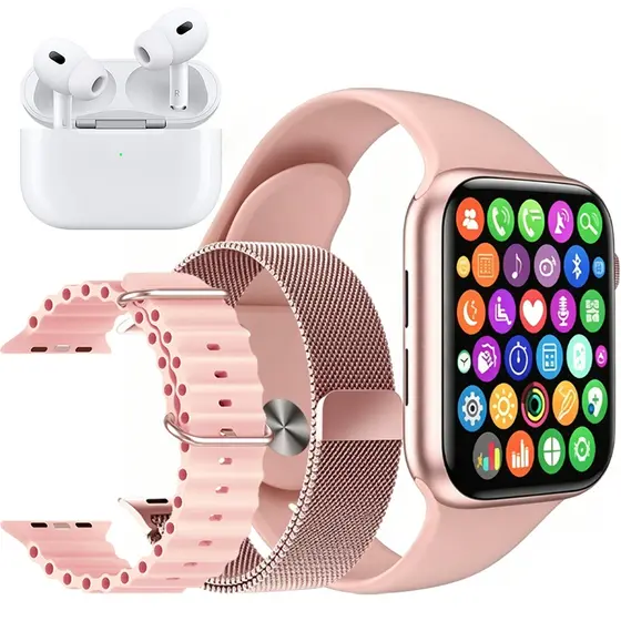 Conjunto de relógio inteligente, incluindo 3 pulseiras substituíveis/fones de ouvido i13 - crie seu estilo exclusivo BW4