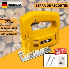Serra Tico Tico 750W Madeira De Alta Potência Gabarito Corte De Compensada Elétrica Modelo De Escultura