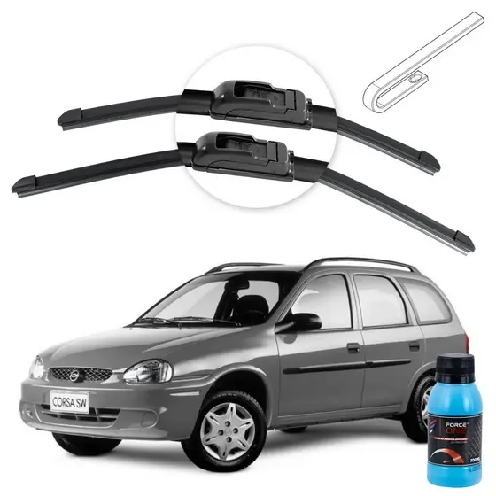 Palheta Limpador de Parabrisa Chevrolet Corsa Wagon ano 96 a 02 Universal