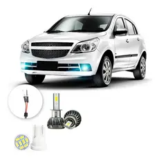 Ultra Led Nano 22000lm Chevrolet Agile 2010-2011 Farol Milha