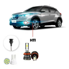 Ultra Led Nano 22000lm Nissan Kicks 2017-2021 Farol De Milha