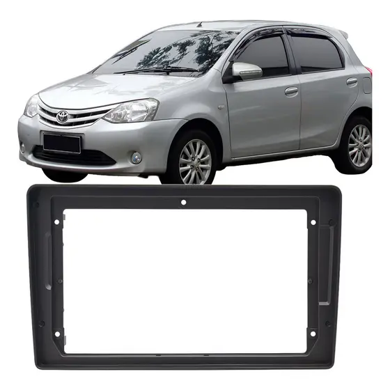 Moldura Multimidia 9 Polegadas Toyota Etios 2012 A 2021