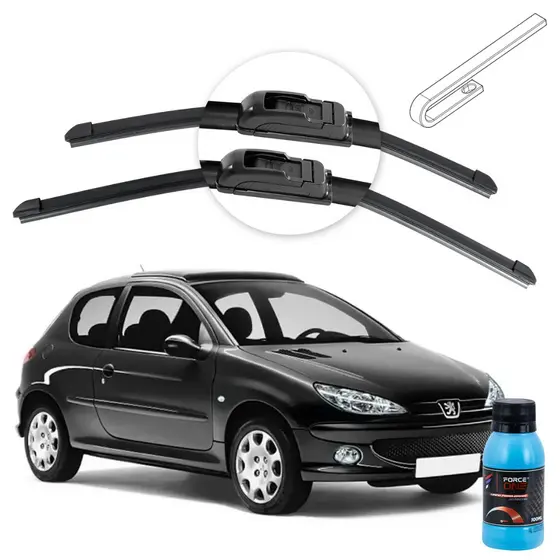 Limpador de Parabrisa Peugeot 206 ano 98 a 09 Universal