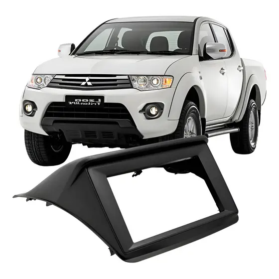 Moldura Multimidia 9 Polegadas Pajero Triton 2009 A 2016