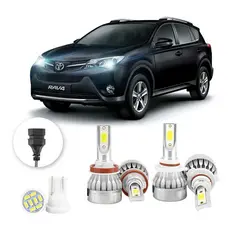 Lampadas Led Toyota Rav 4 2013 A 2015 H11 Hb3 20000lm