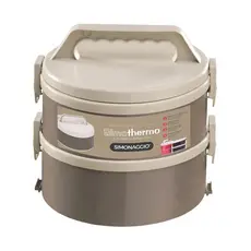 Kit 2 Marmitas Térmicas 1,8L Simonaggio Dupla + Simples - Quente e Fria