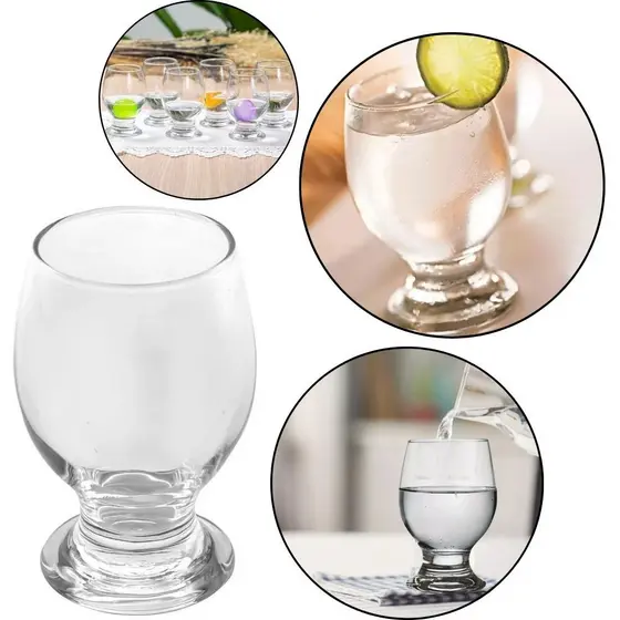 Jogo 6 Taças Paulista Agua Suco Vinho Nadir Copo 250ml