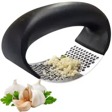 Espremedor Triturador Alho Inox Manual Compacto Ergonômico
