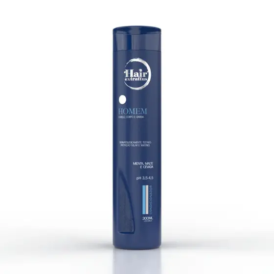 Condicionador Homem 3 em 1 Cabelo, Corpo e Barba Da Hair Extrattus - 300ml