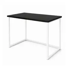 Escrivaninha Dobravel Mesa Mesinha Dobravel Estrutura Aço Tampo MDF Escritorio Multiuso Notebook Quarto Apartamento