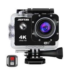Câmera de ação 4K Ultra HD WiFi 30 metros à prova d'água com controle remoto