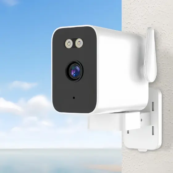 Câmera de Segurança Wi-fi 2.4G Full HD Externa com Audio Bidirecional - com App O-KAM