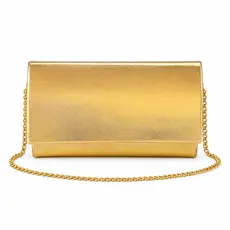 Bolsa Moda Feminina Ju Metalizada Compacta Estilo Moderno Ideal para Festas Eventos e Uso Diário